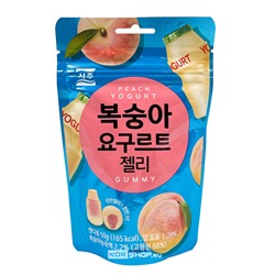 Мармелад со вкусом персикового йогурта Peach Yougurt Gummy Seoju, Корея, 50 г
