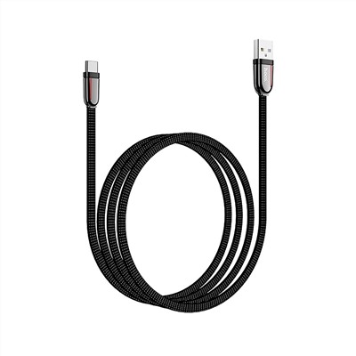 Кабель USB - Type-C Hoco U74  120см 3A  (black)