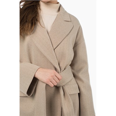 01-11074 Пальто женское демисезонное (пояс)