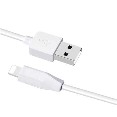 Кабель USB - Apple lightning Hoco X1 Rapid (повр. уп)  300см 2,4A  (white)