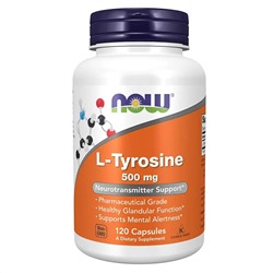 L-Тирозин 500 мг, 120 капсул