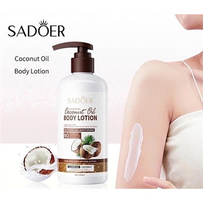 Питательный лосьон для тела с экстрактом кокоса Sadoer Nourishing Coconut Oil Body Lotion 300мл