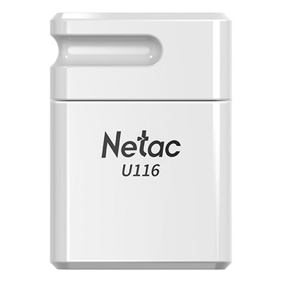 Флэш накопитель USB 64 Гб Netac U116 mini 3.0 (130 MB/s) (white)