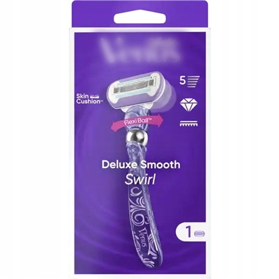 Станок для бритья Dʤɪˈlett ВИНУС Swirl Extra Smooth/ Swirl Deluxe (+1 кассета) (Оригинал)