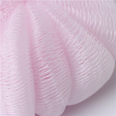 Мочалка ракушка для тела CUPELLIA SPA, 46 гр, цвет розовый