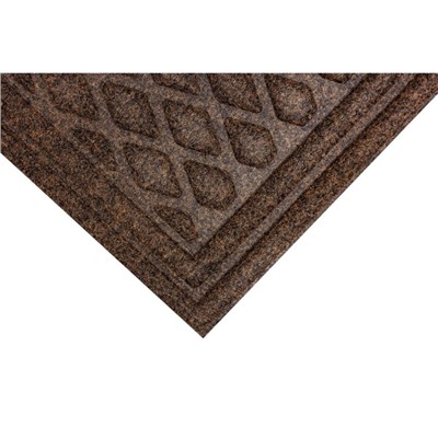 Коврик Textures Diamonds Walnut, 45х76 см