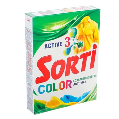 Стиральный порошок Sorti Color, автомат, 350 г