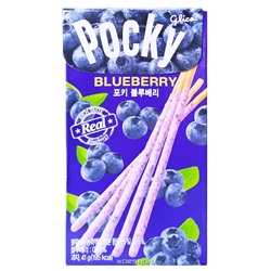 Палочки со вкусом голубики Glico Pocky, Корея, 41 г