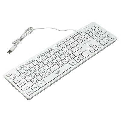 Клавиатура Dialog KGK-17U Gan-Kata мембранная игровая с подсветкой USB (повр. уп.) (white)