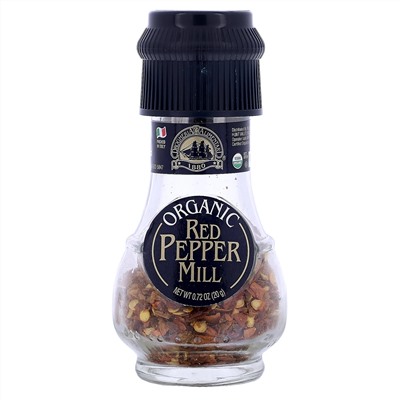 Drogheria & Alimentari, Organic Red Pepper Mill, 0.72 oz (20 g)