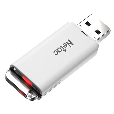 Флэш накопитель USB 16 Гб Netac U185 с LED индикатором (white)