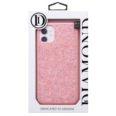 Чехол-накладка - PC071 POSH SHINE для "Apple iPhone 11" россыпь кристаллов (pink) (231576)