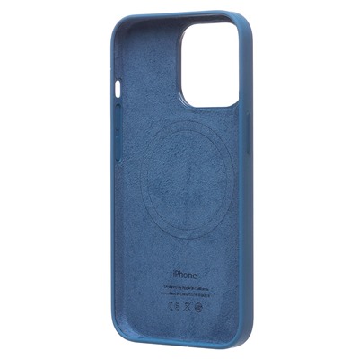 Чехол-накладка ORG Silicone Case SafeMag с анимацией для "Apple iPhone 13 Pro" (голубая сойка)