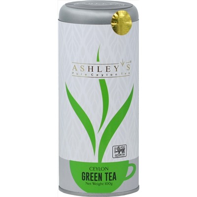 ASHLEY'S. Green tea 100 гр. жест.банка