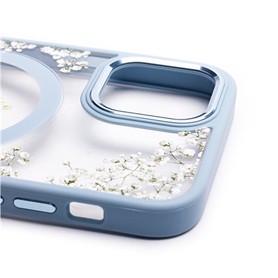 Чехол-накладка - SM015 SafeMag для "Apple iPhone 12/iPhone 12 Pro" (002) (light blue)
