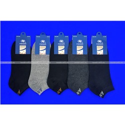 ЦЕНА ЗА 12 ПАР: Ромашки носки мужские укороченные арт. D34