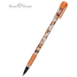 Ручка шариковая 0.5 мм "MagicWrite. Красные панды" синяя 20-0240/38 Bruno Visconti