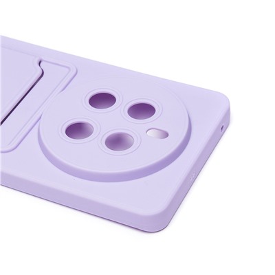 Чехол-накладка - SC337 с картхолдером для "Realme 12 Pro +" (light violet) (228819)