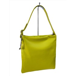 Женская сумка из искусственной кожи цвет лимоный