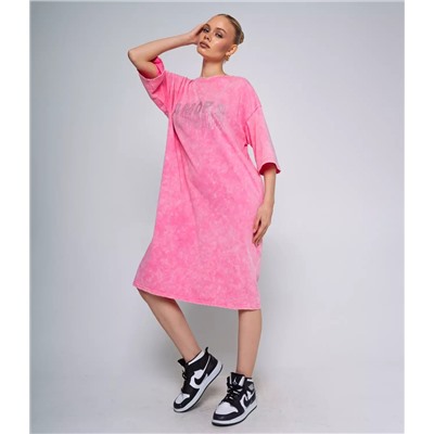 Платье #КТ304, розовый