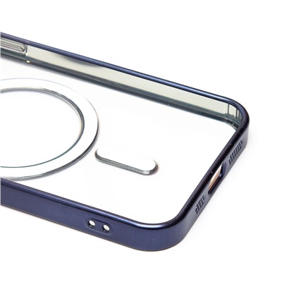 Чехол-накладка - SM027 SafeMag для "Apple iPhone 12 Pro" (blue titanium) (232382)