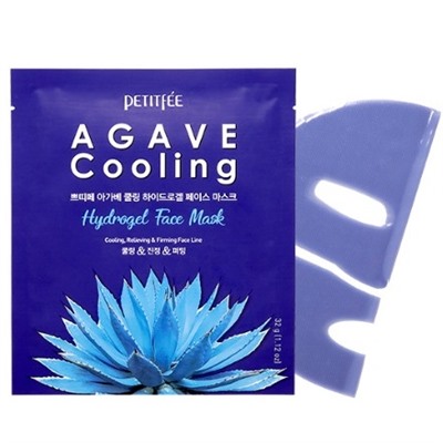 KOELF Гидрогелевая маска для лица АГАВА Agave Cooling Hydrogel Face Mask 1 шт