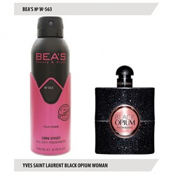 Дезодорант Beas W563 Yves Saint Laurent Black Opium For Women deo 200 ml