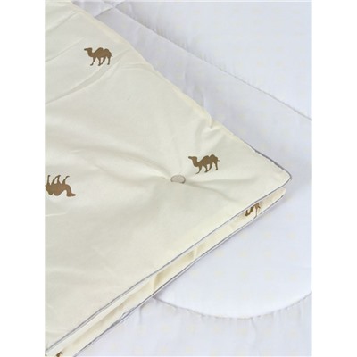 Одеяло миниевро (200х217) Medium Soft 4 сезона Camel Wool (верблюжья шерсть) арт. 224 (300 гр/м)