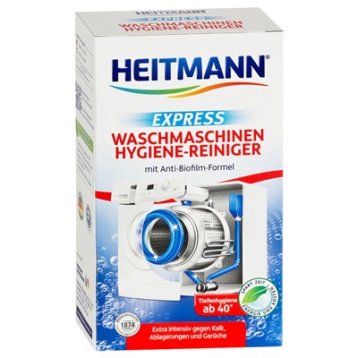 Средство HEITMANN Экспресс-Очиститель для стиральных машин 3в1 250 г, 2942