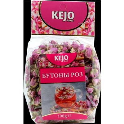 KejoFoods. Herbal Collection. Бутоны роз 100 гр. мягкая упаковка