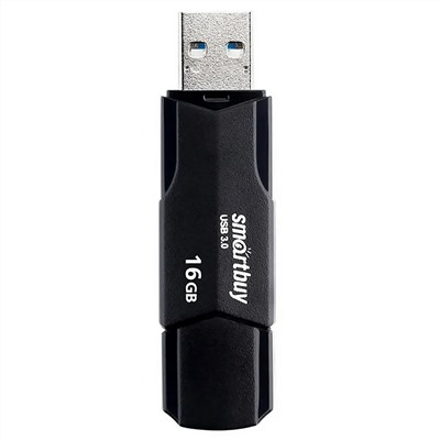 Флэш накопитель USB 16 Гб Smart Buy CLUE (black)