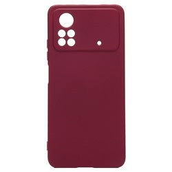 Чехол-накладка Activ Full Original Design для "Xiaomi Poco X4 Pro 5G" (bordo) (209855)