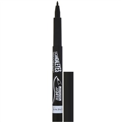 Rimmel London, Подводка для глаз Scandaleyes Thick & Thin, оттенок 001 Черный, 1,1 мл