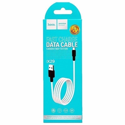 Кабель USB - micro USB Hoco X29 Superior (повр. уп)  100см 2A  (white)