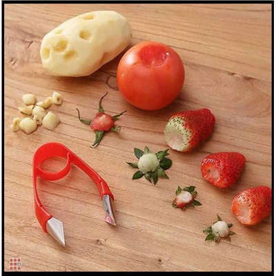 Щипцы для удаления хвостиков и глазков клубники,ананаса,томатов, картошки