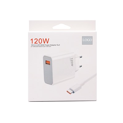 Адаптер Сетевой с кабелем ORG Xiaomi [BHR6034EU] USB 120W (USB/Type-C) (B) (white)