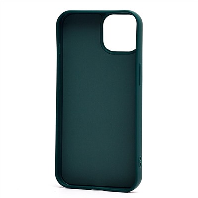 Чехол-накладка - SC335 для "Apple iPhone 14"  (собака) (dark green)