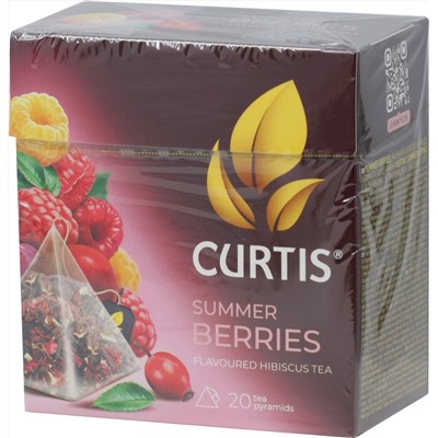 CURTIS. Summer Berries (пирамидки) 34 гр. карт.пачка, 20 пирамидки