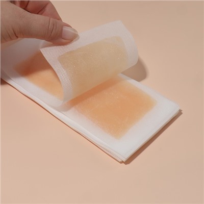 Восковые полоски для депиляции тела, с ароматом мёда, 19 × 9 см, 20 шт, цвет оранжевый