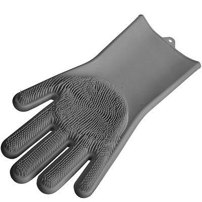 29043-1 Многофункциональные силиконовые перчатки СЕРЫЙ MB(х48)