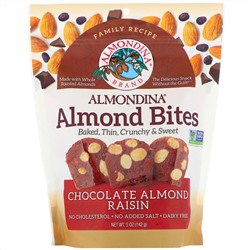 Almondina, Almond Bites, Chocolate Almond Raisin, 5 oz (142 g)