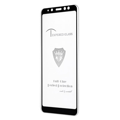Защитное стекло Full Screen Brera 2,5D для "Samsung SM-A730 Galaxy A8 Plus 2018" (black) (black)