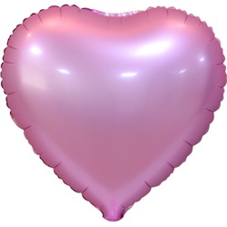 В0389-2 Шар фольга сердце розов46см