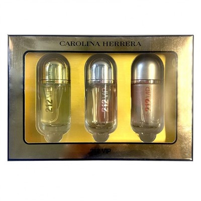 Подарочный парфюмерный набор Carolina Herrera 212 Vip 3 в 1