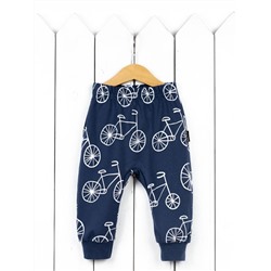 Брюки для мальчика Baby Boom П47/50-К Велосипеды на синем я714