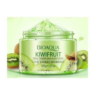 *BIOAQUA KIWIFRUIT Ночная маска для лица с экстрактом киви и слизью улитки, 120 г