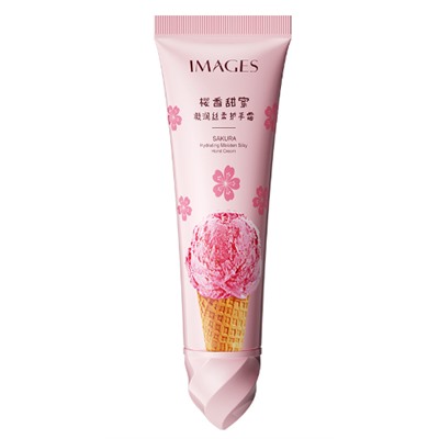 IMAGES Hand Cream Hydrating Moisten Silky с экстрактом сакуры и козьим молоком, 30 г.