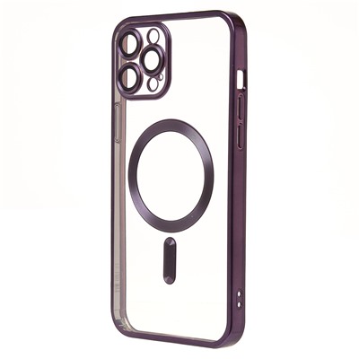 Чехол-накладка - SM027 SafeMag для "Apple iPhone 12 Pro Max" (dark violet)