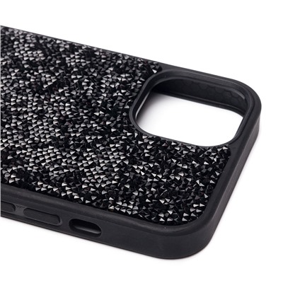 Чехол-накладка - PC071 POSH SHINE для "Apple iPhone 13" россыпь кристаллов (black)