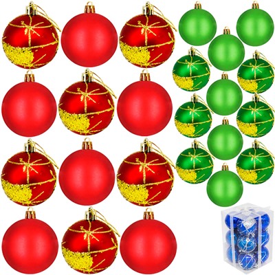 Елочный набор Шары 6см, 12 шт EL-885924-6 цв. в асс.. в Екатеринбурге